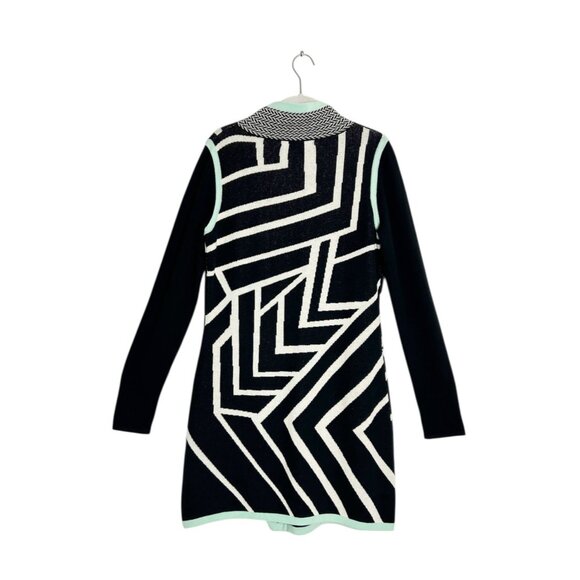 Title Nine Women's Merino Wool Blend Mini Zig Zag Sweater Dress  - Sz M - Picture 3 of 7